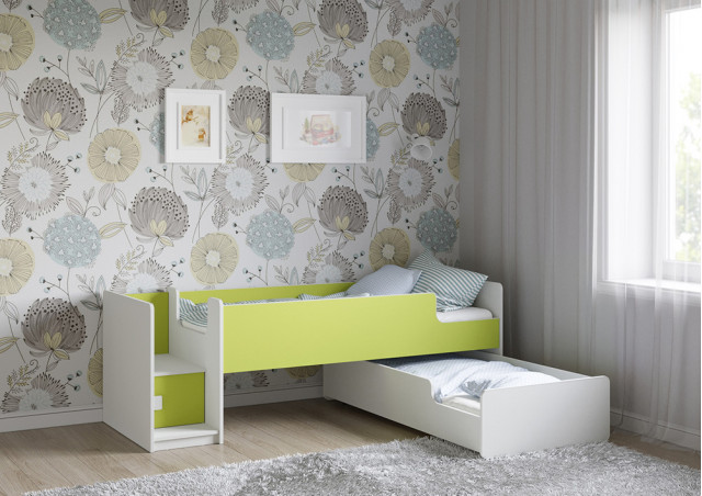 Детская выкатная кровать Легенда К302.41 в Щелково