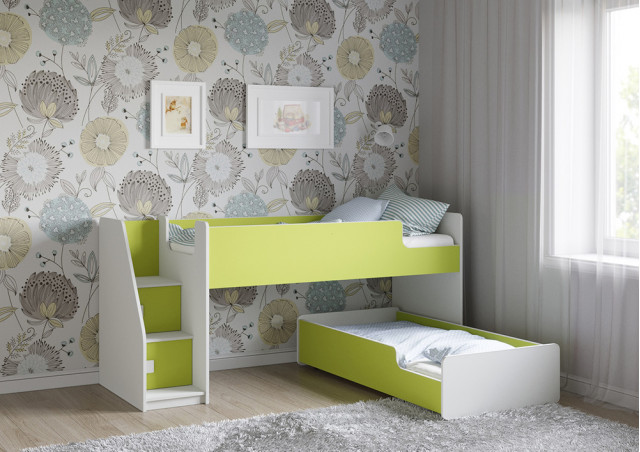 Детская выкатная кровать Легенда К402.41 в Щелково